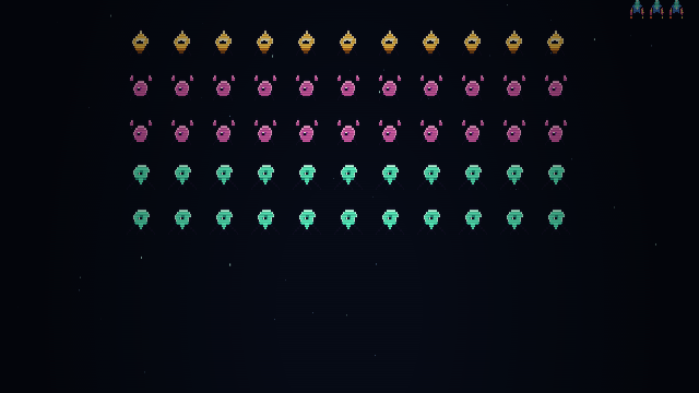 Space Invaders play still